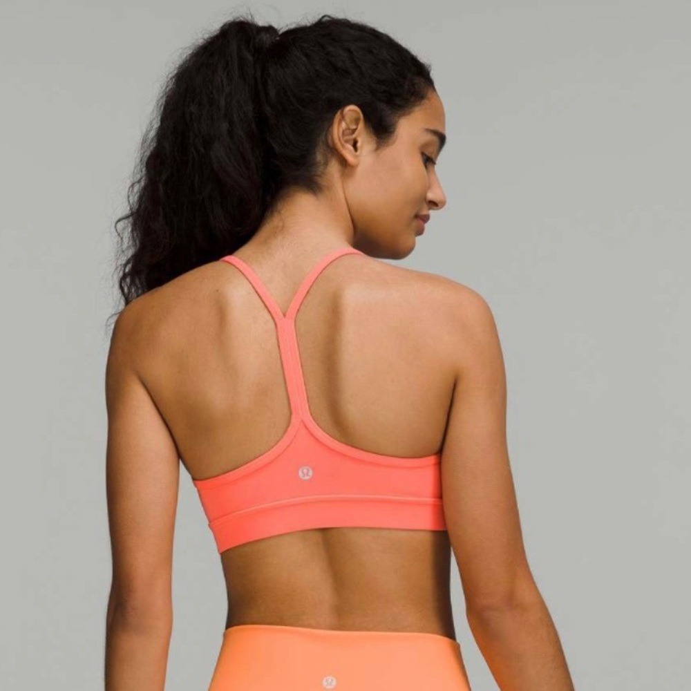 Lululemon Raspberry Cream Flow Y Bra - Picture 3 of 5